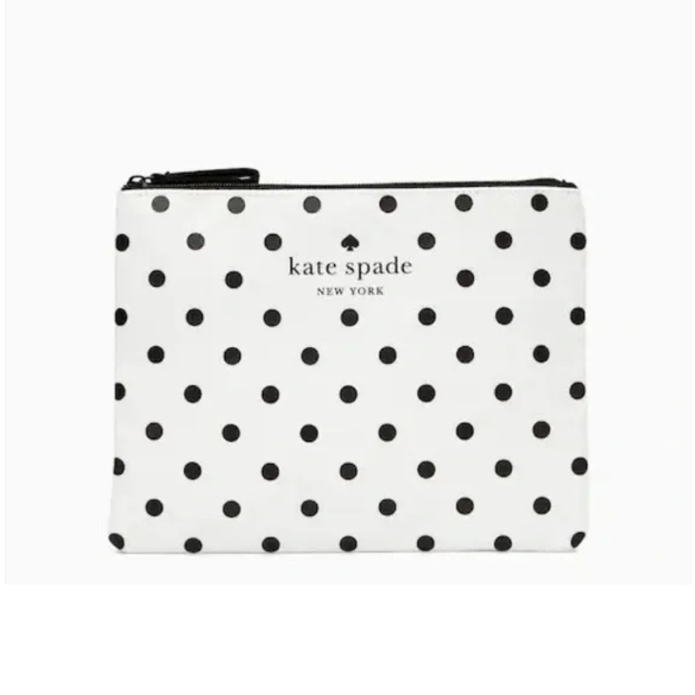Kate Spade Polka Dot Pouch makeup accessories